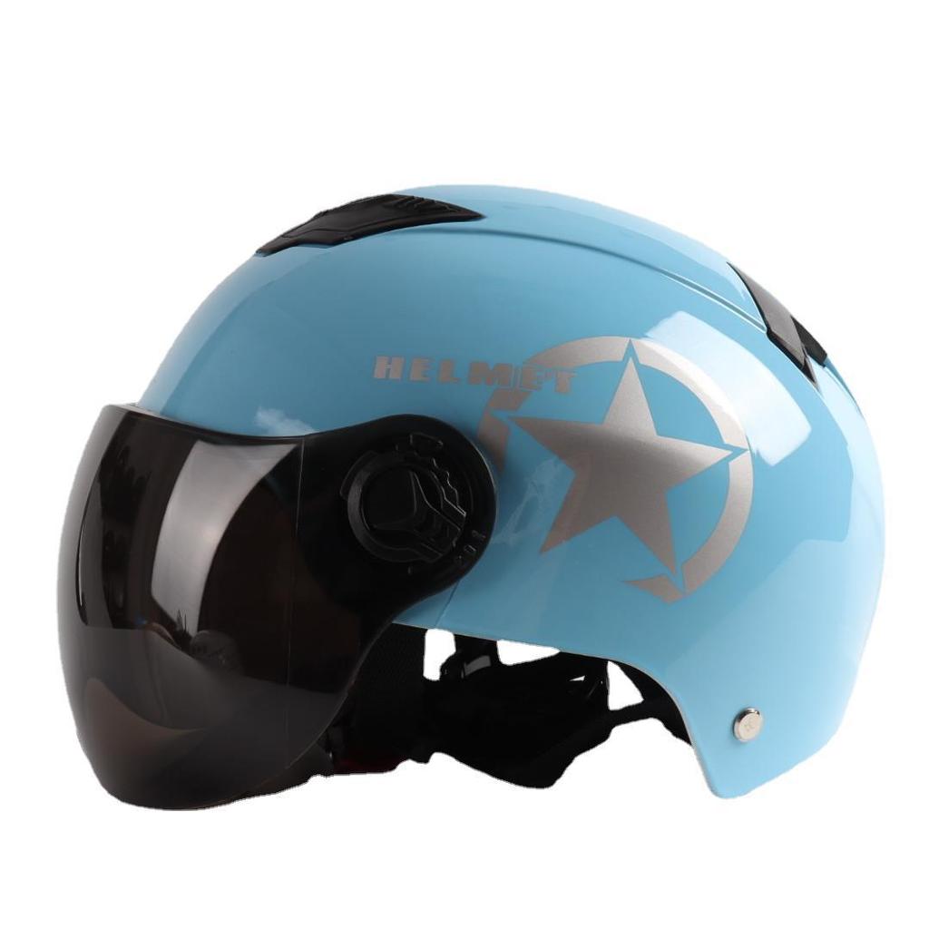 Scooter Bike Open Face Half Baseball Cap Anti-UV Safety Hard Hat Motocross Helmet Safety Motorcycle Helmet  Multiple Color