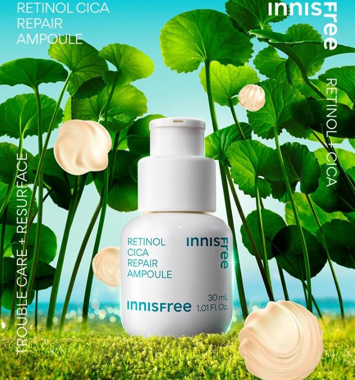 Innisfree Ретинол Cica Восстанавливающая ампула 30 мл