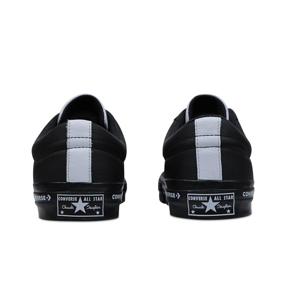 Converse Кеды One Star с цветными блоками, нескользящие, износостойкие, с низким верхом, для скейтборда, унисекс, черно-белые 159721C