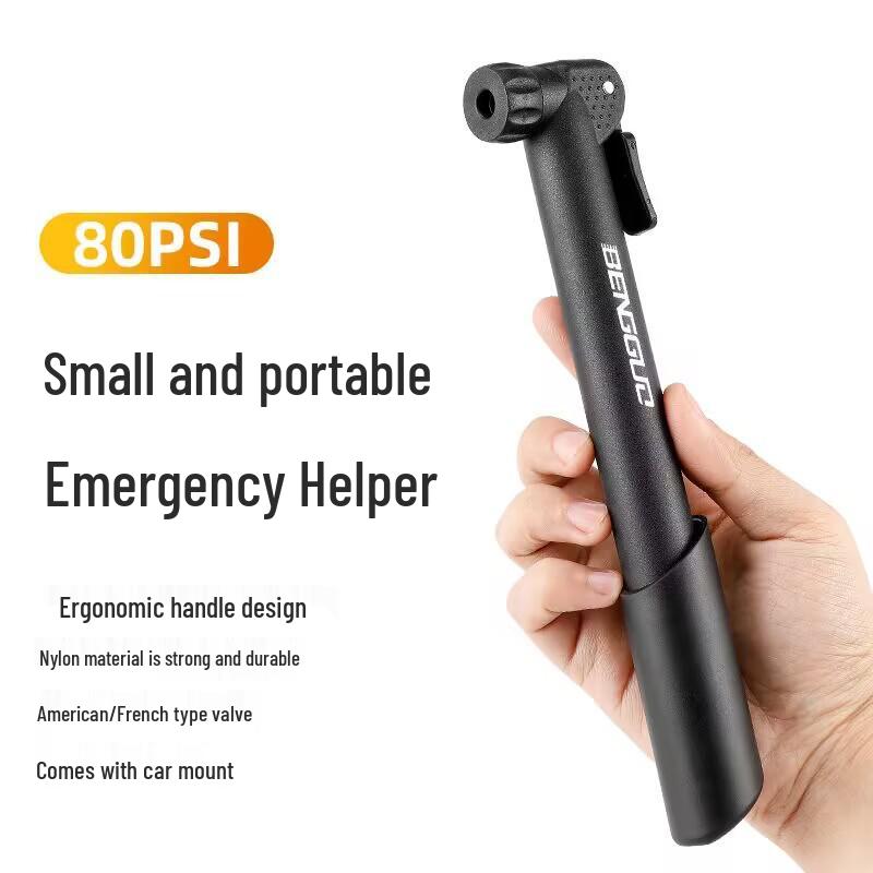 Мини Портативный Велосипедный Насос с Американским/Французским Клапаном и Насосом для Баскетбола