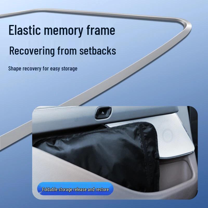 Car Windshield Sunshade: Heat Insulation & UV Protection Curtain