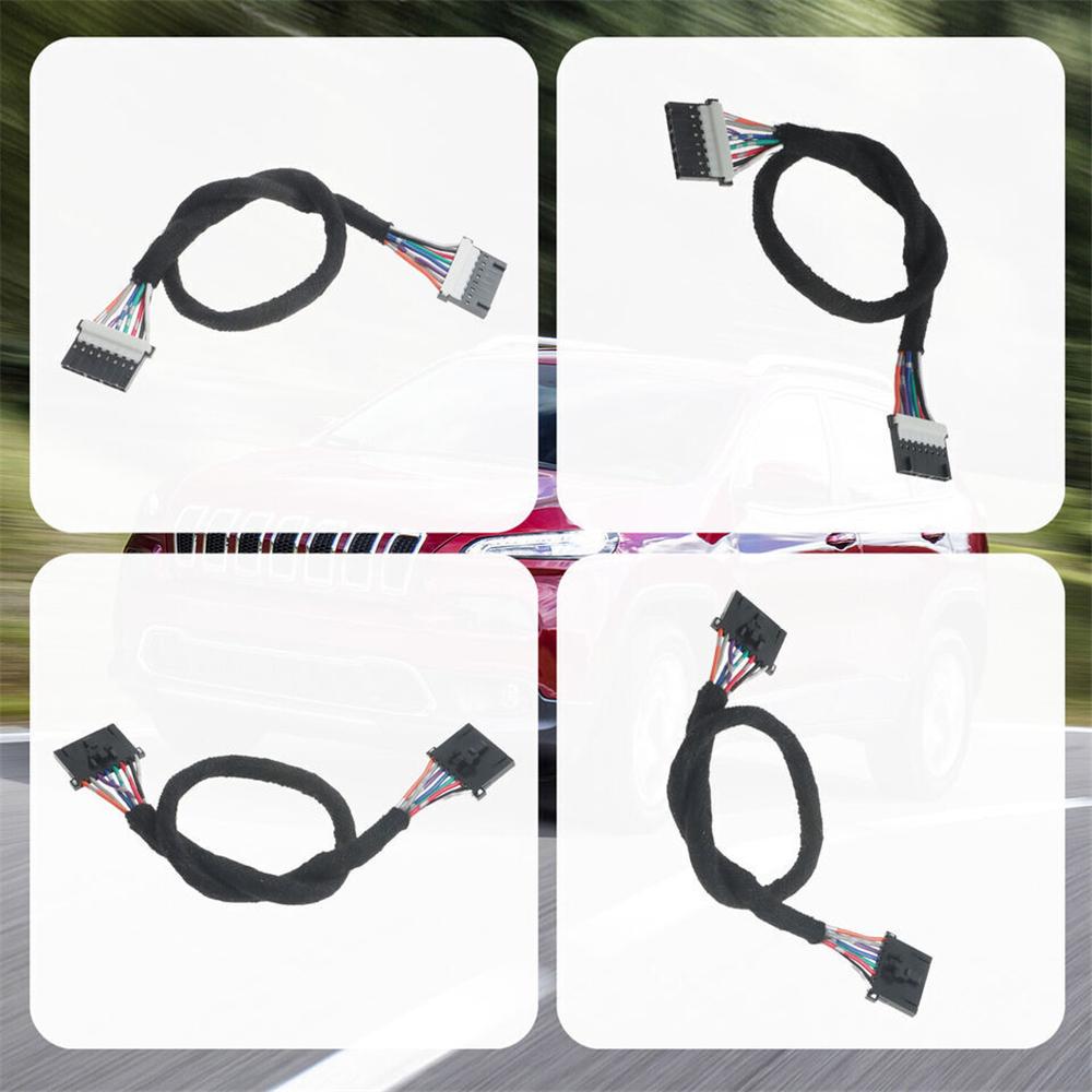 Серебристая накладка селектора с комплектом жгута проводов подходит для 2014-2018 Jeep Cherokee 5YD27XSAAA