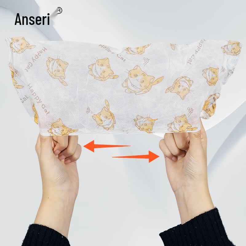 Одноразовые нетканые чехлы для обуви Ansairui с мультяшным принтом (Упаковка 100 шт.)
