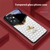 Сотовый Зеленый Конь Для Oppo A79 5G 58 78 74 60 4G Reno 11F Realme GT 6 11 Note 50 10 C55 X2 Закаленное Стекло Черный Чехол для Телефона