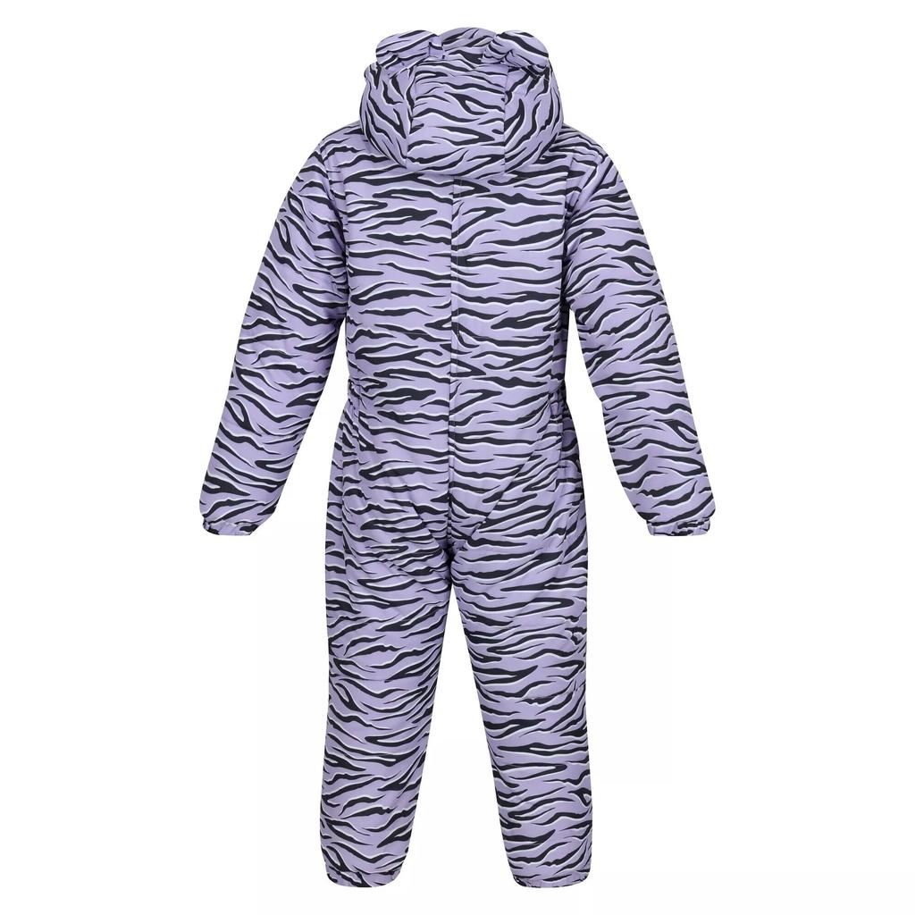 Regatta Childrens/Kids Penrose Zebra Print Puddle Suit