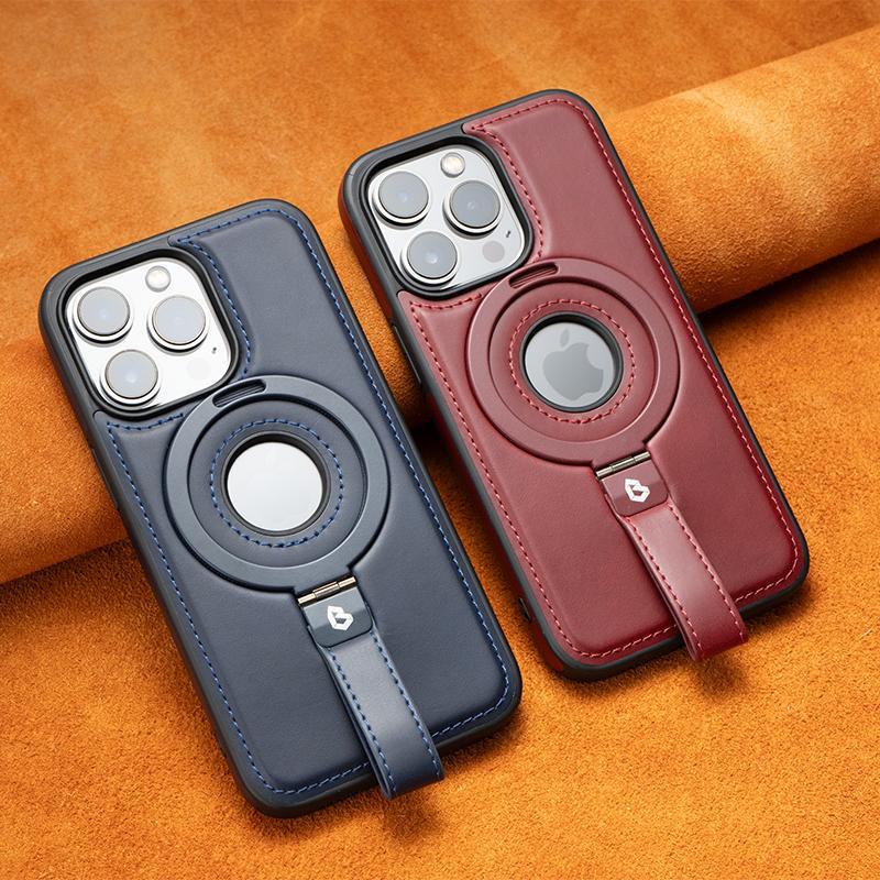 Подходит для чехла на телефон iPhone 11 с магнитным держателем и ремешком Apple 11promax полный комплект 11 противоударный 11 мужской кожаный чехол