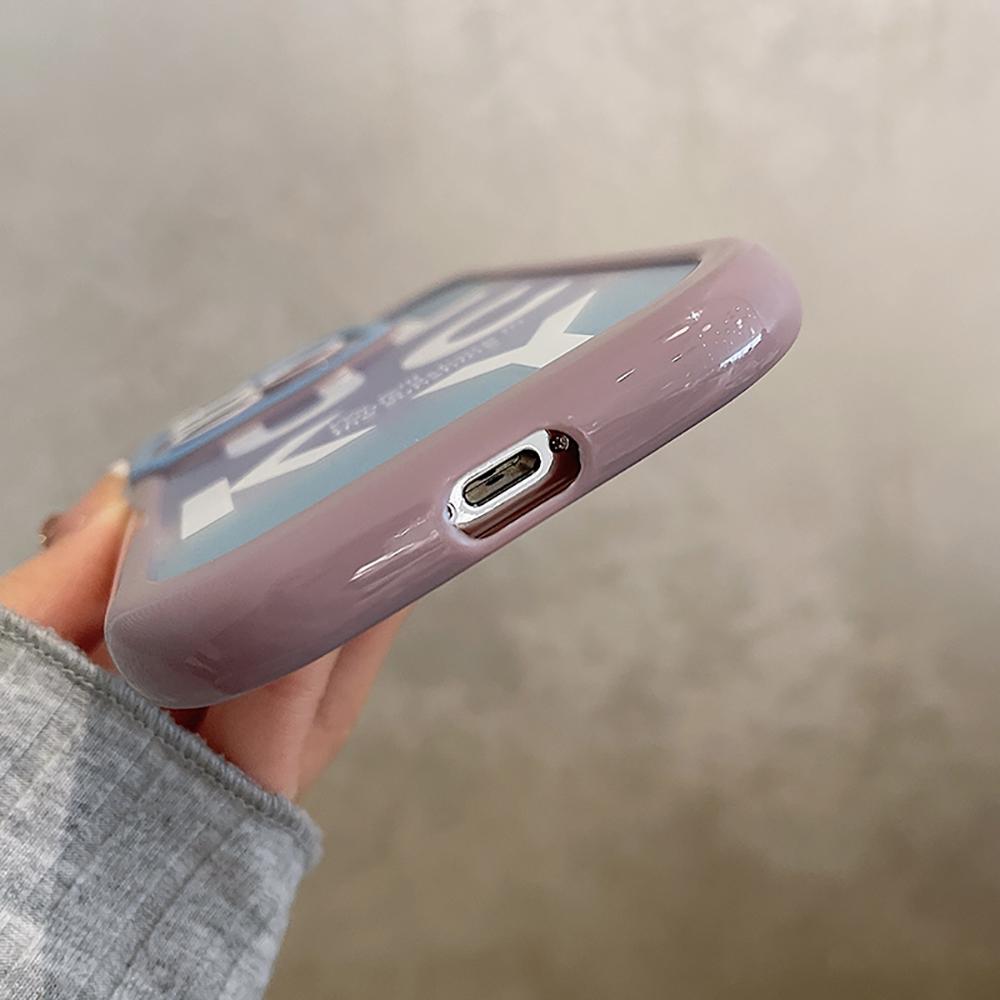 Симпатичный противоударный чехол-бампер с надписью Lucky для Iphone 14 Pro Max 11 12 13 Pro Max, забавный мягкий модный прозрачный чехол на заднюю панель