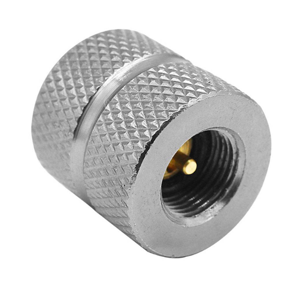 Screw Type Valve Canister Connector Cartridge Gas Nozzle Outdoor Camping Butane Stove Gas Refill Adapter Converter