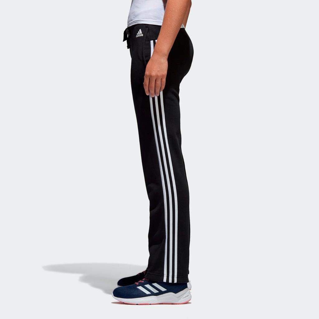 Adidas Женские тренировочные брюки серии, полосатые, влагоотводящие, повседневные спортивные длинные брюки, женские брюки, черно-белые S97116