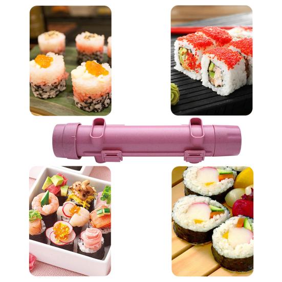 Быстрая форма для приготовления суши, цилиндрическая форма бочонка, легкие съемные DIY простые в эксплуатации гаджеты для катания овощей и мяса