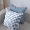 Синие наволочки в клетку для дома, декоративные наволочки для дивана 45x45 см 1 шт.