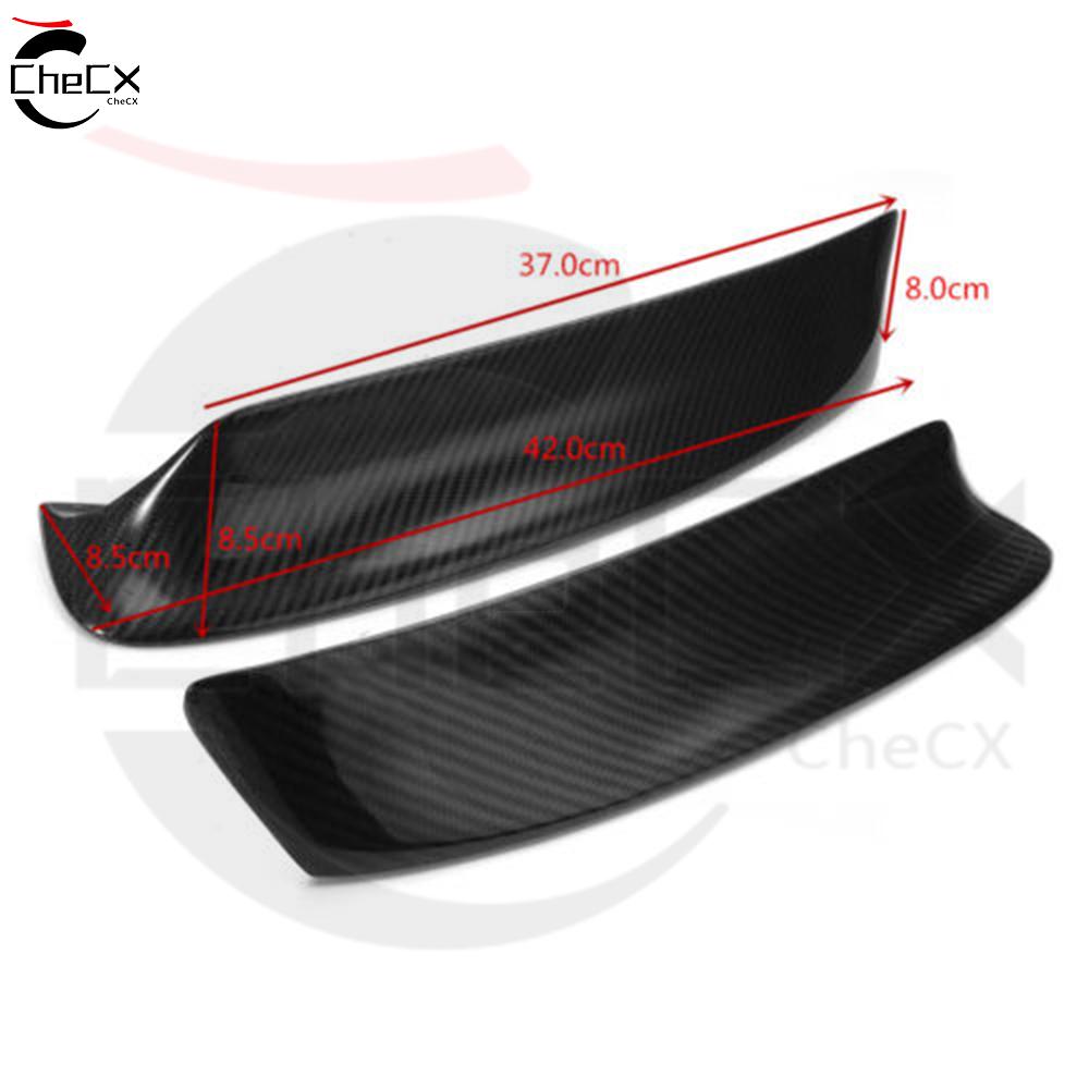 Car Front Bumper Splitters Diffuser Spoiler Splitter Lip Guard Lip For BMW E46 1999-2006 2001 M3 Carbon Fiber CSL Style