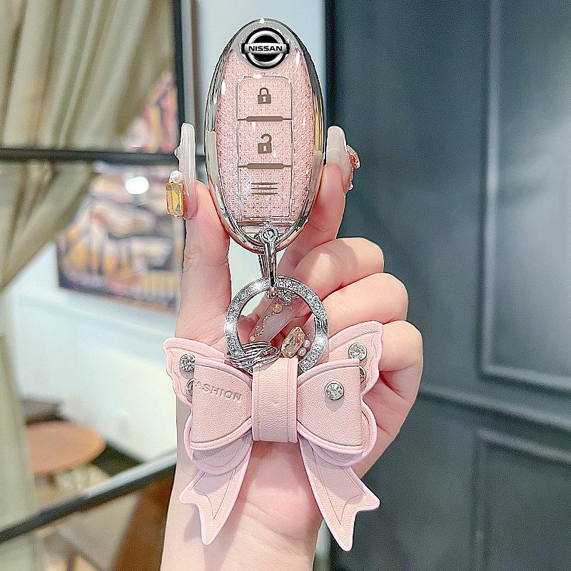 Nissan Sylphy, Teana, Qashqai, Kicks, X-Trail, Tiida, Bluebird Чехол и Пряжка для Ключа