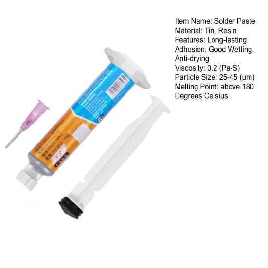 1 комплект, 35 г, паяльная паста, сильная адгезия, антикоррозионный крем для пайки, SMT, паяльный агент, поставки для мастерской