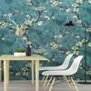 3M/5M/10M Виниловая пленка Самоклеящиеся Цветочные обои Съемный ПВХ Винтажный 3D-принт