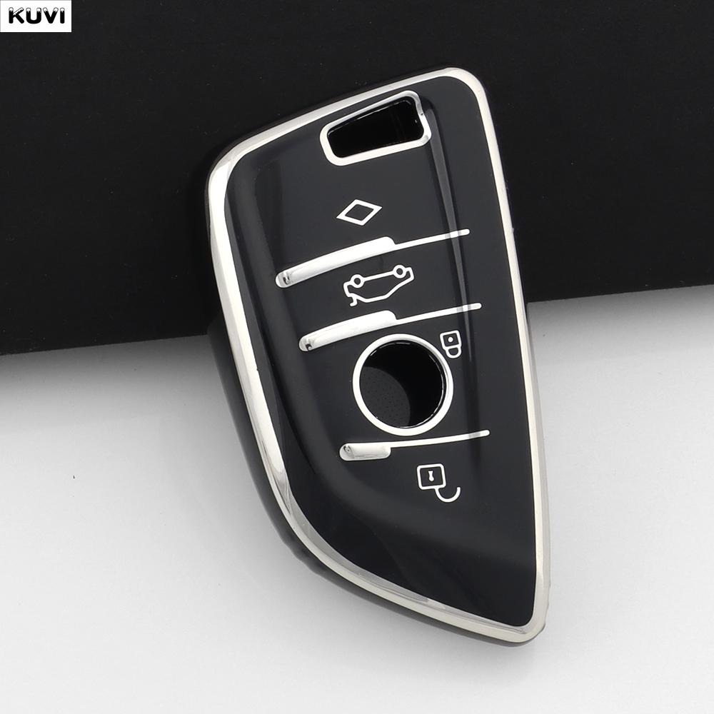 Для Bmw X1 X3 X5 X6 X7 1 3 5 6 7 Серии G20 G30 G11 F15 F16 G01 G02 F48 Модный ТПУ Чехол-Крышка Защитный Брелок для Умного Ключа Автомобиля