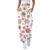 Женские повседневные модные рождественские принтованные повседневные брюки спортивные брюки длинные брюки брюки с эластичной резинкой на талии