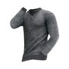 Small Square Men's Fashionable Round Neck Pullover Fashionable Loose Knitted Long-sleeved Top for Men
