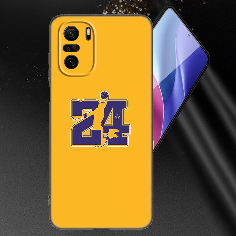 Basketball Basket Number Phone Case For Xiaomi Mi POCO X3 NFC GT M4 M3 12 11T 10T Pro A3 11 Lite NE 5G 12X 11i F3 Black Cover