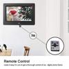 Цифровая фоторамка 7 дюймов HD TFT-LCD 1024x600 Цифровая фоторамка Будильник MP3 MP4 Видеоплеер