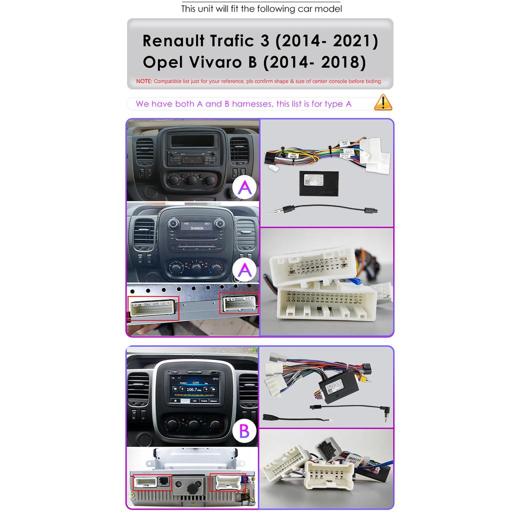 Hizpo 4G AI Voice Android Auto Radio для Renault Trafic 3 2014-2021 для Opel Vivaro B 2014-2018 Carplay Car Multimedia Intelligent Screen GPS 2din