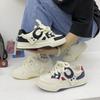 Fashion Autumn Design Women Vulcanized Shoes Female Retro Sport Shoes Fashion Mixed Colors Platform Sneakers Lace-up Casual Shoes Women
