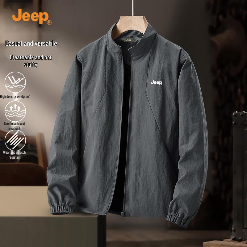 Jeep Men's Multi-Pocket Water-Repellent Jacket
