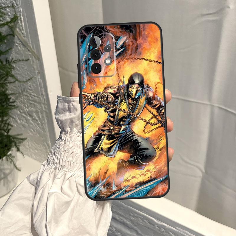 Чехол Mortal Combat для Samsung Galaxy A54 A34 A52 A21S A12 A22 A32 A14 A13 A23 A33 A53 A73 A51 A71