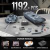 MOULD KING 20036 Военный танк строительный блок пульт дистанционного управления Abrams-X танк строительный набор сборка кирпич детский рождественский подарок