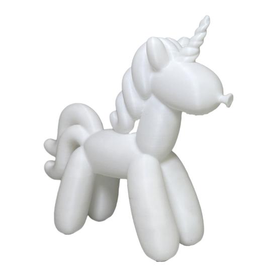 3D Printed Alpaca Figurine Horned Horse Statue Animal Sculpture Home Office Bedroom Desktop