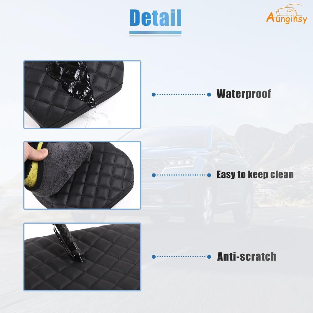 Aunginsy Кожаный чехол-протектор центральной консоли автомобиля, совместимый с Kia Sorento 2021-2025, крышка подлокотника центральной консоли, накладка на крышку подлокотника сиденья, протектор крышки