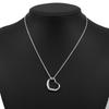 TIFFANY&Co. Open heart Necklace Elsa Peretti Silver925 heart 4.8g Women Used