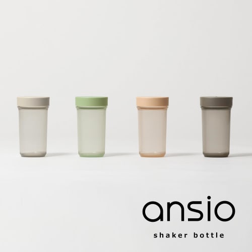 ansio (Ansio) 520ml Water Bottle/Shaker Bottle, Protein Shaker, Easy to Clean, Graduated, Pink, TPX Resin, Dishwasher Safe, Made in Japan, BC-11