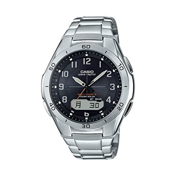 Casio Часы WAVECEPTOR 6 станций World Radio Solar Anaji WVA-M640D-1A2JF Мужские