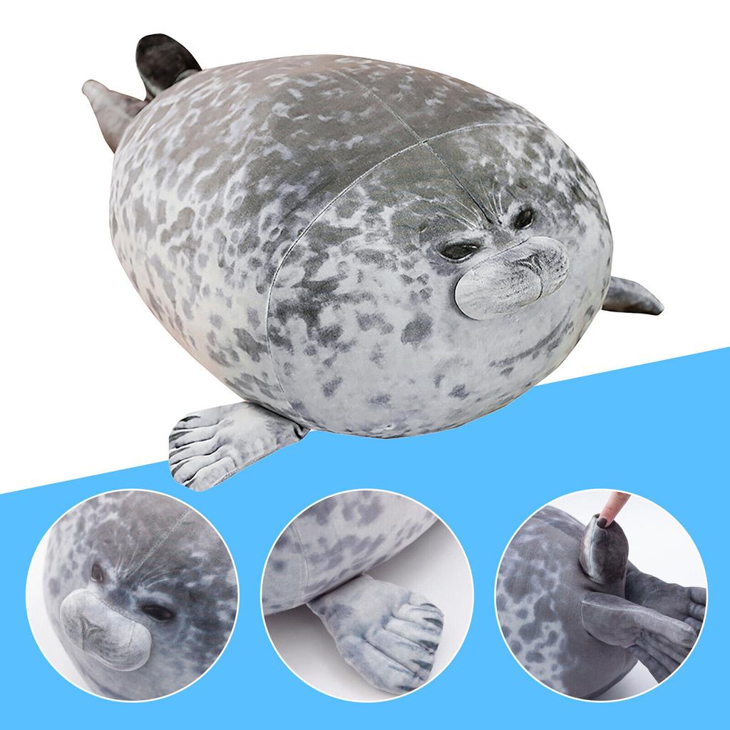Мягкая подушка Angry Blob Seal, пухлая 3D новинка, кукла морского льва, плюшевая мягкая игрушка, детская подушка для сна, подарки для детей и девочек