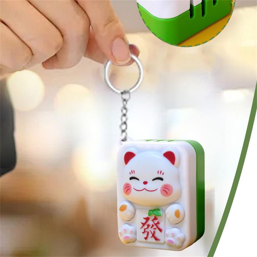 Звук Игра Маджонг Для Зарабатывания Денег Голосовая Кнопка С Множеством Эффектов Брелок Забавный Кулон Новая И Необычная Игрушка Для Снятия Стресса(3D)