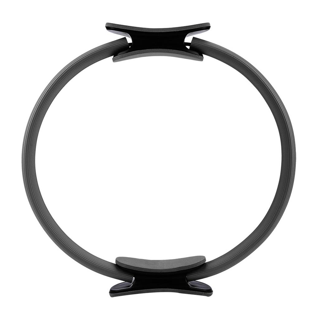 4 Colors Dual Grip Yoga Pilates Ring Resistance Circle for Thighs and Legs Fitness Black