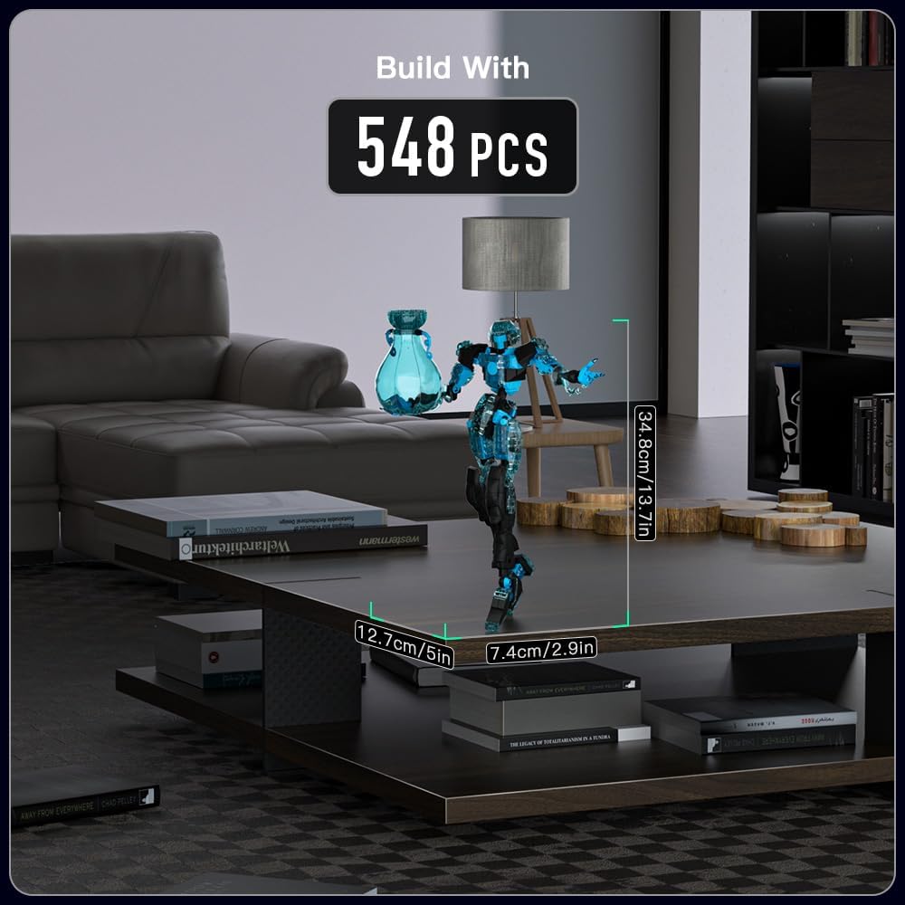 MOULD KING Технология Созвездие Водолея STEM Боевой Робот Строительный Блок Креативный Кристалл Posable Боевой Элемент Вселенная Механическая Игрушка