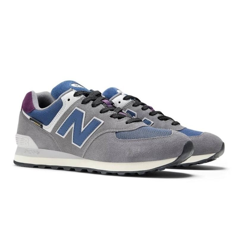 New Balance Серые темно-синие кроссовки унисекс 574 Apollo U574KGN