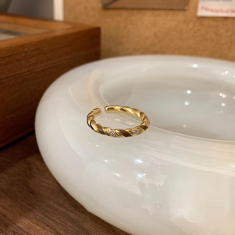 Retro Style Versatile Heart Open Ring for Women