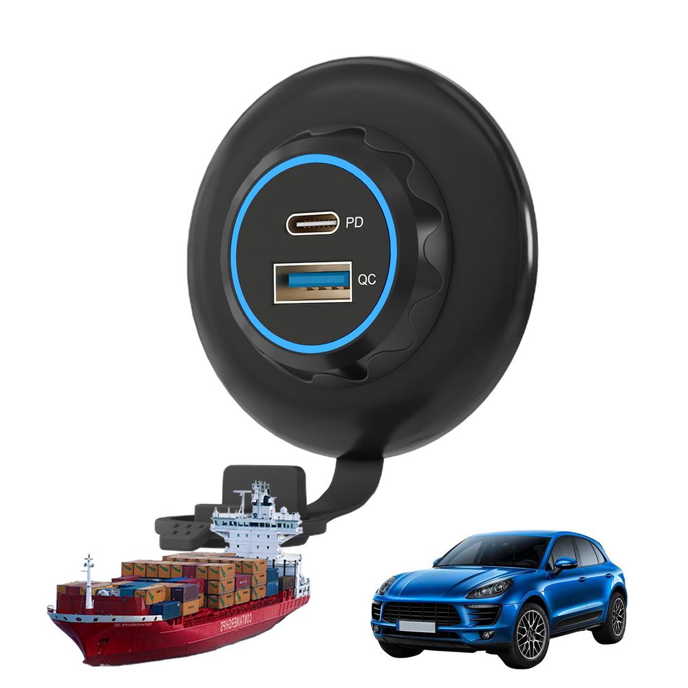 Автомобильное зарядное устройство, разъем PD QC3.0, порт USB, 30 Вт, автомобильное зарядное устройство, быстрая зарядка телефона, зарядное устройство USB, автомобильная розетка