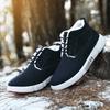 Autumn and Winter Snow Shoes Men's Winter Warm Velvet Waterproof Non-slip High-top Shoes Fashionable Casual Lightweight Comfortable Soft Sole