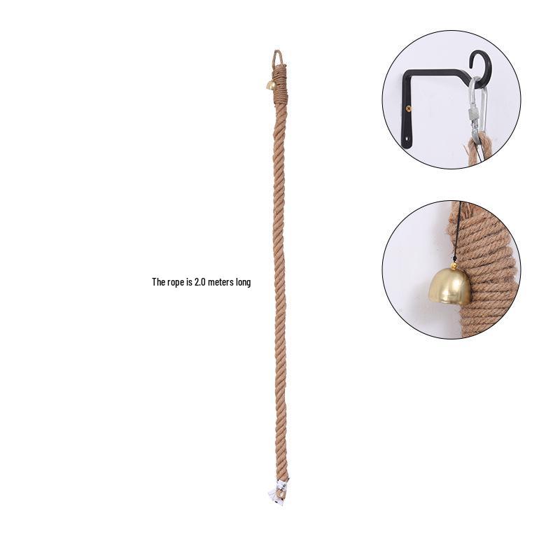 Всесезонное износостойкое дерево для кошек с утолщенным сизалевым канатом и когтеточкой