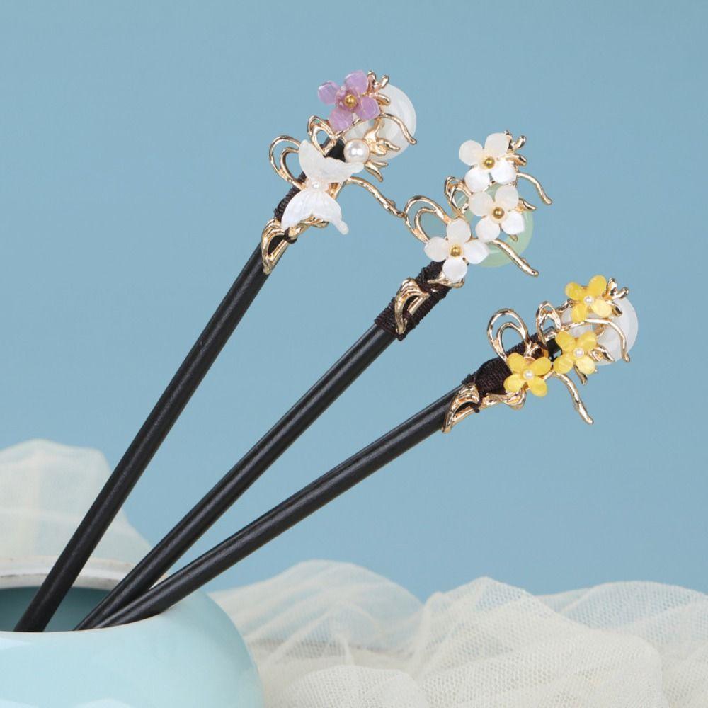 Tool Ancient Headwear Hanfu Hair Sticks Ancient Style Hairpin Chinese Style Headwear Wooden Hairpin