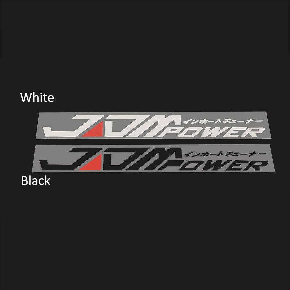 Vinyl Personality Black/White Car Sticker JDM Decal Automobile Decoration