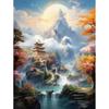 DIY Pictures By Number Lake Scenery Kits Painting By Numbers Tree Drawing On Canvas HandPainted Paintings Home Decor