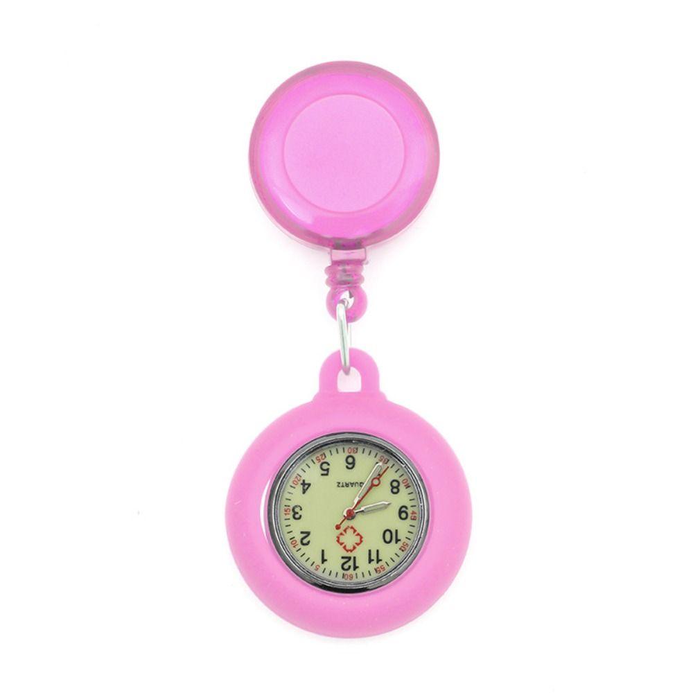 Clip-on Pocket Watch Hanging Doctor Hanging Luminous Retractable Nurse Watch  Doctor