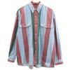 CHAPS RALPH LAUREN 80-е винтажная многоцветная рубашка с полосатым узором, с длинным рукавом, хлопковая, мужская, б/у