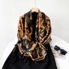 Mid-length Scarf Retro Literary High-end Scarf Shawl Breathable Sunscreen