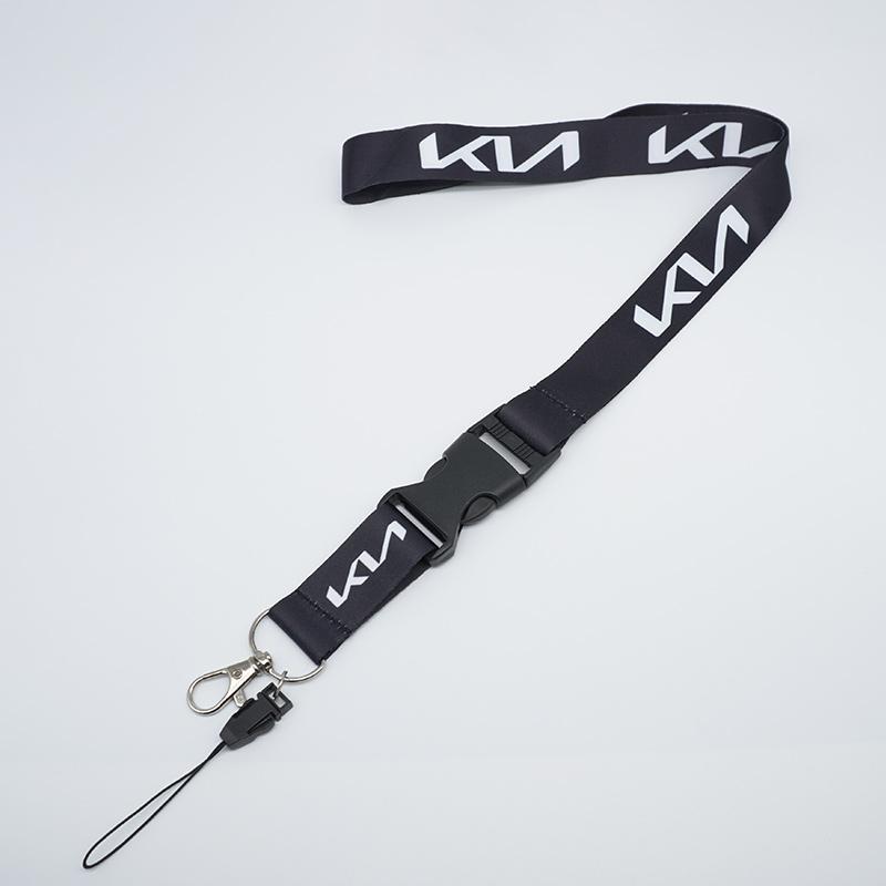 IBGI9 Nylon Printed Badge Lanyard Car Keychain for Kia Sportage Ceed Picanto Rio ProCeed Niro 5 3 4 K7 K5 K8 K3 Ray K9